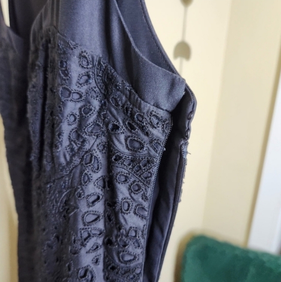 𝙍𝘼𝙍𝙀! GIULIETTA SPRING 2013 Collection Black Marine Life Eyelet Midi Dress - Picture 8 of 12